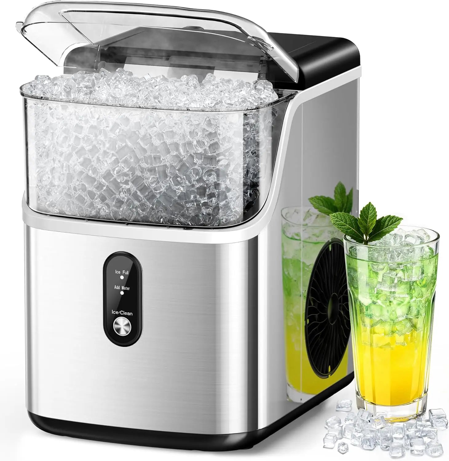 Nugget Ice Makers Countertop with 35lbs/24H